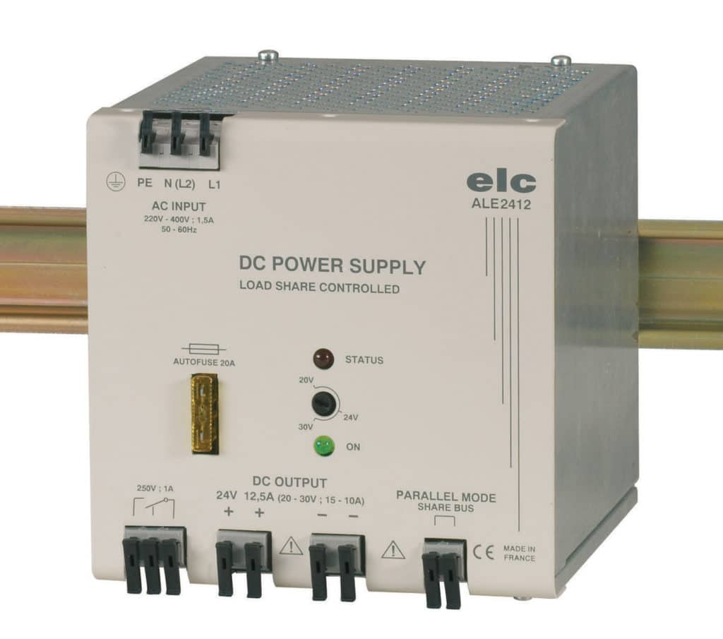 Alimentation AC DC ajustable 6V, 12V, 24 V. Alimentation stabilisée ELC AL843A