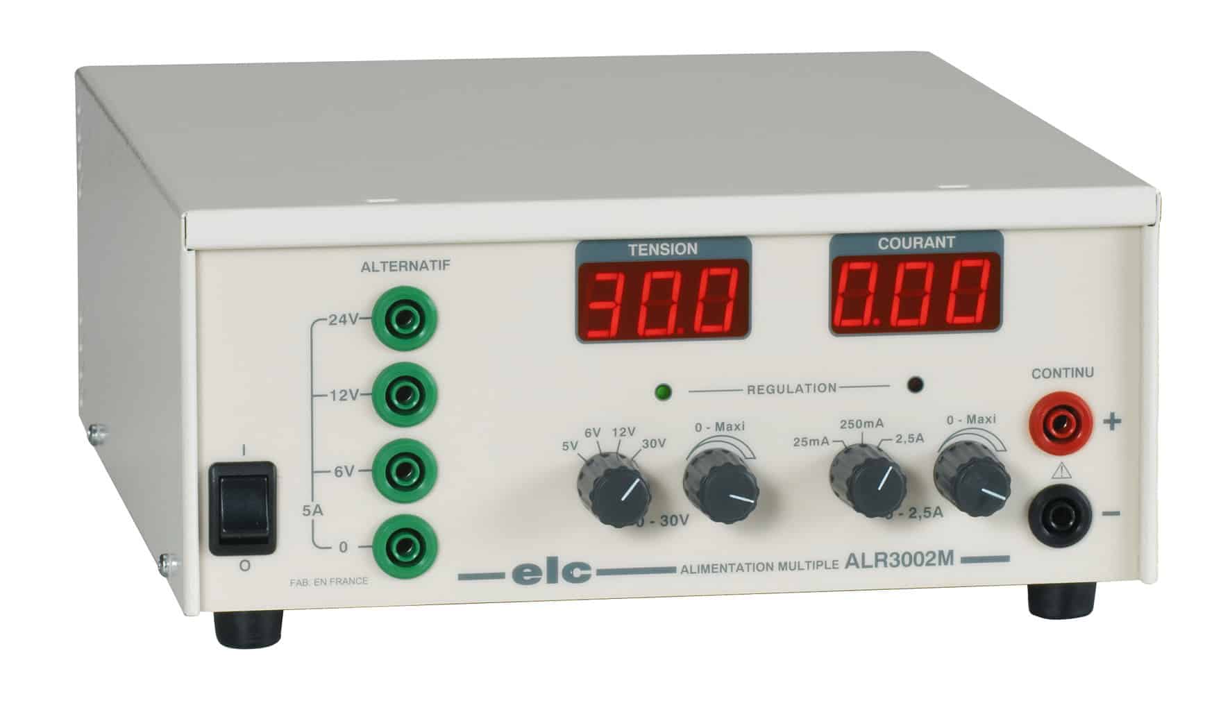 Voltmètre ou ampèremètre courant alternatif 12-24VDC